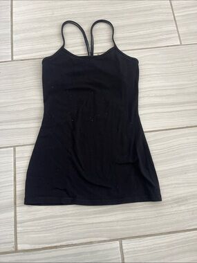 lululemon athletica Black Thin-Strap Tank Top
